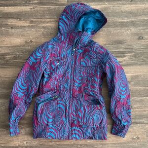 Burton Blue and Pink Hooded Jacket